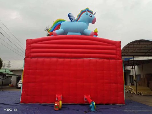Rainbow Horse Dwa równoległe kanały z podkładkami z kolumnami w kształcie słodyczy