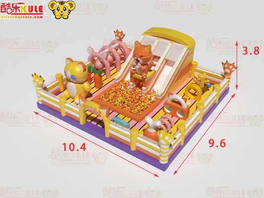 Jumping Castle Parku pływającego dom z wielkim basenem