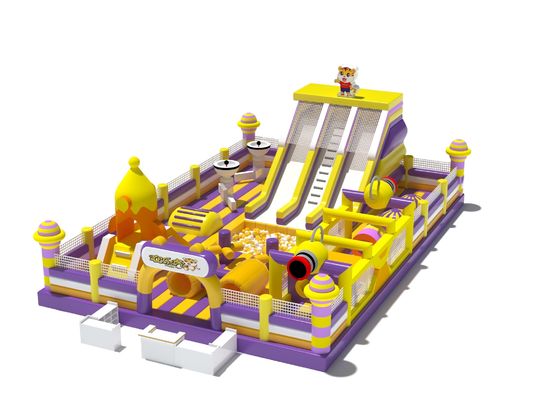 Tiger Fun Park Plac zabaw z dużymi zjeżdżalniami i przeszkodami
