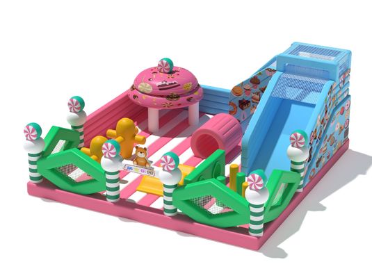 Candy Park Magicznym Zamkiem Na Płatek Odbiór Dom dla Dzieci