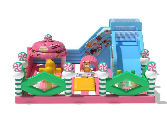 Candy Park Magicznym Zamkiem Na Płatek Odbiór Dom dla Dzieci