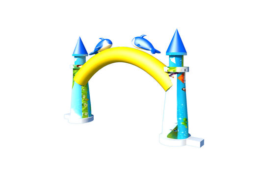 Ocean Dolphin Inflatable Arches 8*6m Do imprezowych wydarzeń Reklama na zewnątrz