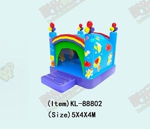 Tarpaulin Puchniający okrągły okrąg przeszkody Kurs Bouncy Castle Logo na zamówienie