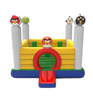 Angry Birds Wylotowy Wylotowy Skakający Zamek Z Filarami