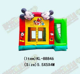 Tarpaulin Inflatable Castle z Mickey Mouse