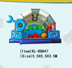 Płynny okrągły obwod przeszkód Bouncy Castle 5*4*4m