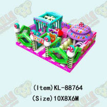 Candy Land Dzieciaki Park Zabawki Nadmuchany Ostrzeżony Odbiór