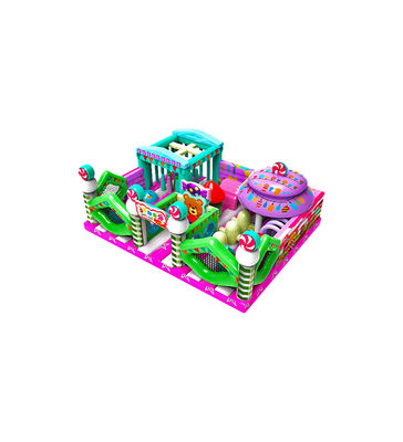 Candy Land Dzieciaki Park Zabawki Nadmuchany Ostrzeżony Odbiór