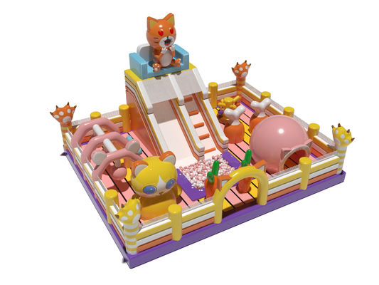 Skarpiące zamki na powietrze Różowy Żółty kolor dla dzieci