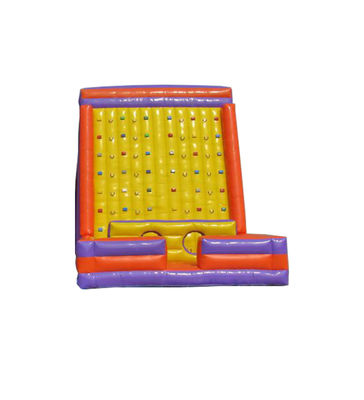 Kolorowa dmuchana ściana wspinaczkowa: Idealna do aktywnej rozrywki z uchwytami i bezpieczeństwem