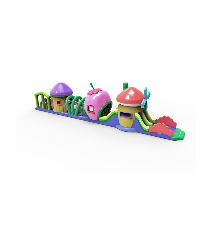 Zabawne owoce w kształcie zestawu zabaw dziecięcych kolorowe kreskówki Fruit Play Structure