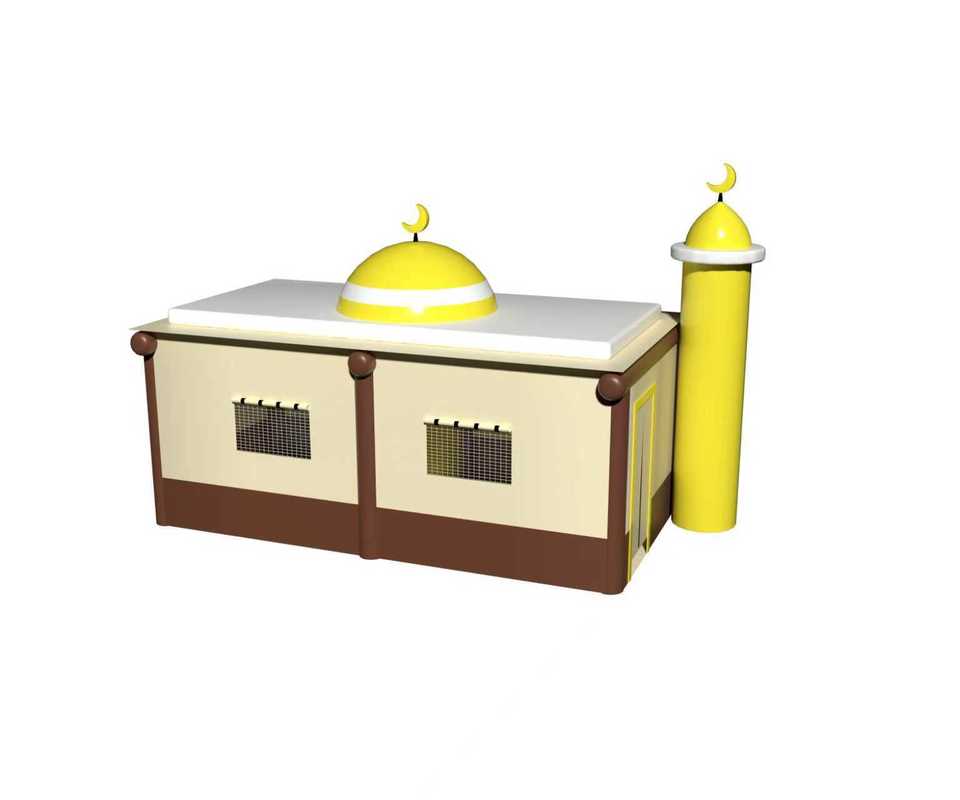 Religia Wydarzenie w pokoju z wypełnieniem powietrza, namiot zewnętrzny dla muzułmanów