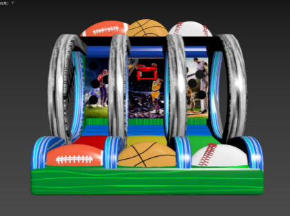 Piłka nożna Baseball Backetball Pięcioletnie gry nadmuchowe dla dorosłych